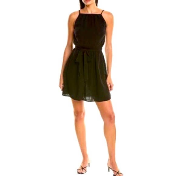Bella Dahl Dresses & Skirts - Bella Dahl NWT SZ S Smocked Waist Mini Dress in Black